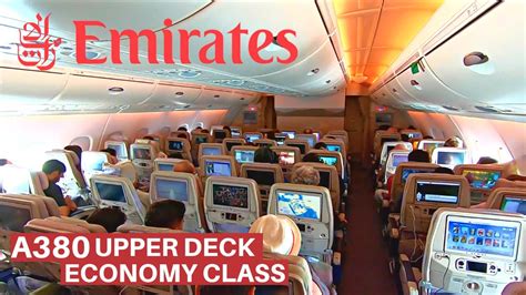 emirates economy class a380|emirates a380 economy upper deck.